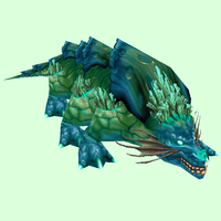 Blue Basilisk w/Jade Fringes