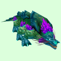 Blue Basilisk w/Purple Fringes