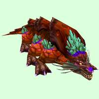 Orange-Purple Basilisk w/ Jade Crest