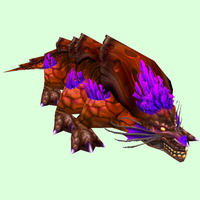 Orange-Purple Basilisk w/ Purple Crest