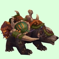 Sickly Dark Bear w/ Green Amani Armour