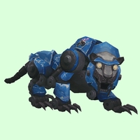 Blue-Black Mechanical Tiger