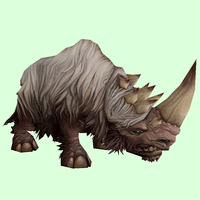 Pale Brown Woolly Rhino