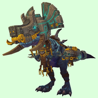 Blue Devilsaur w/ Grey & Gold Armour