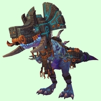 Mid-Blue Devilsaur w/ Black & Copper Armour