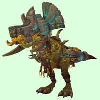 Green Devilsaur w/ Grey & Gold Armour