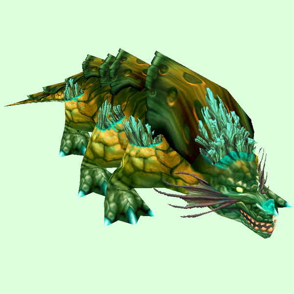 Green Basilisk w/Jade Fringes