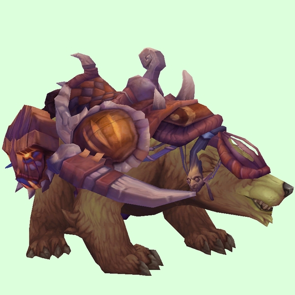 Tawny Bear w/ Mauve Amani Armour