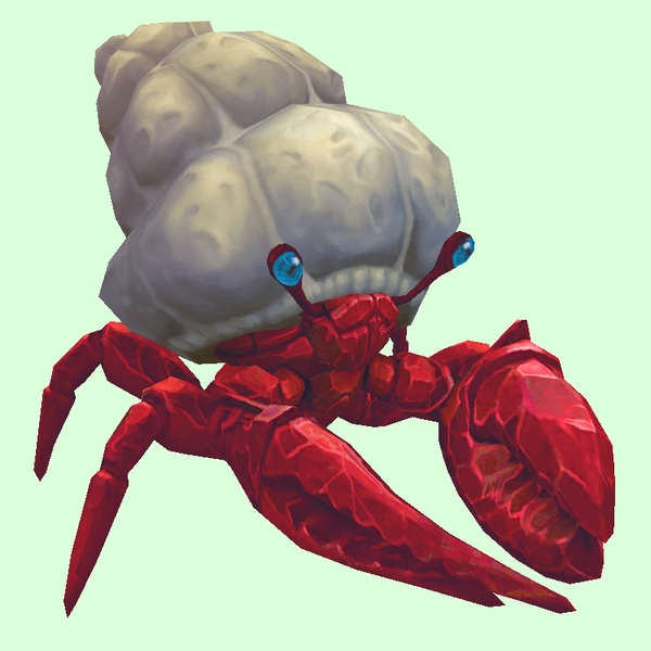 Ruby & Sapphire Hermit Crab w/ Plain Shell