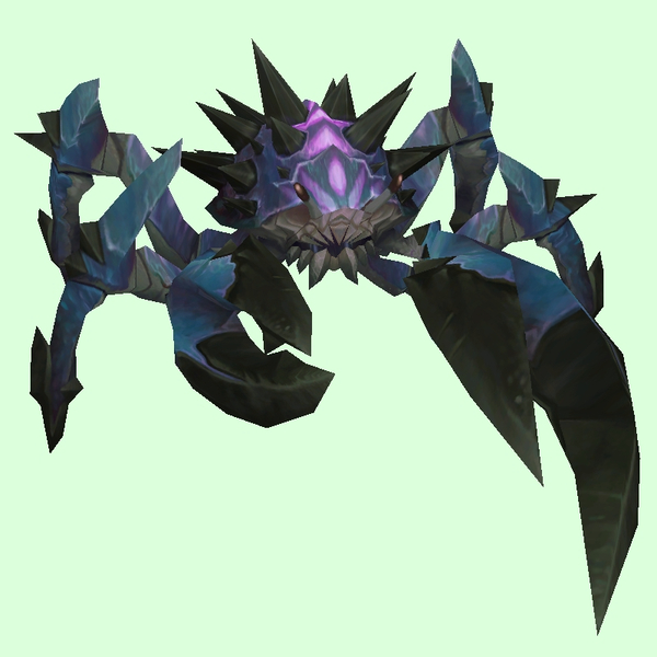 Dark Blue Spiked Crab w/ Purple Markings