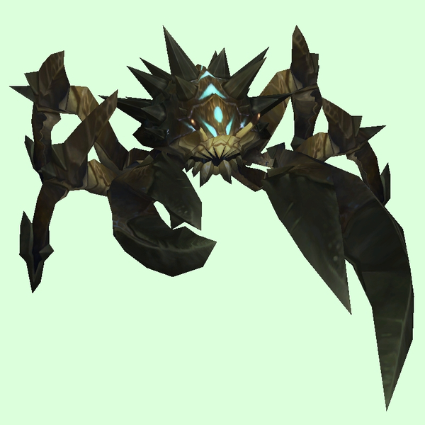 Black Spiked Crab w/ Blue Markings