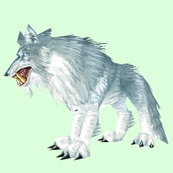 Silver-Grey Worg w/ Glowing Eyes