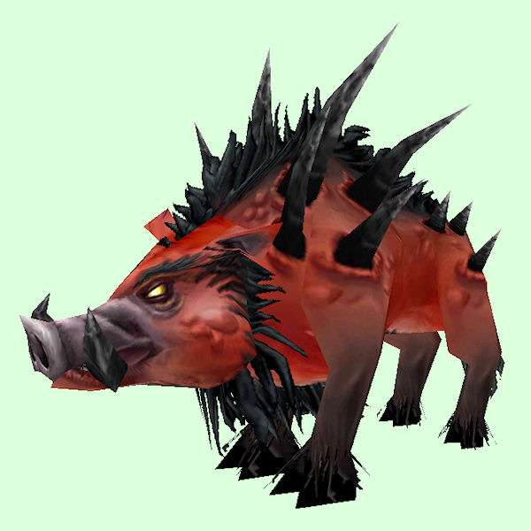 Red & Black Felboar