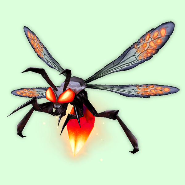 Red Firefly w/ Yellow Glow