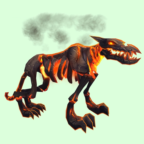 Orange Infernal Hellhound w/ No Flames