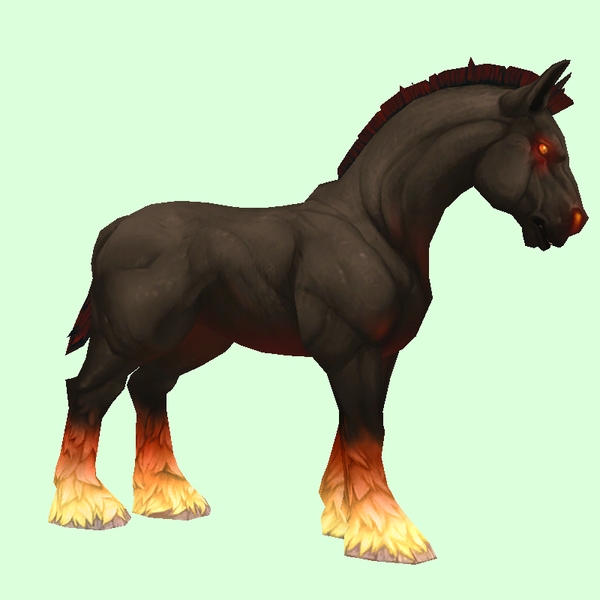 Demonic Horse w/ Short Mane/Tail