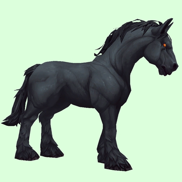 Red-Eyed Black Horse