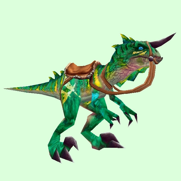 Saddled Green Raptor