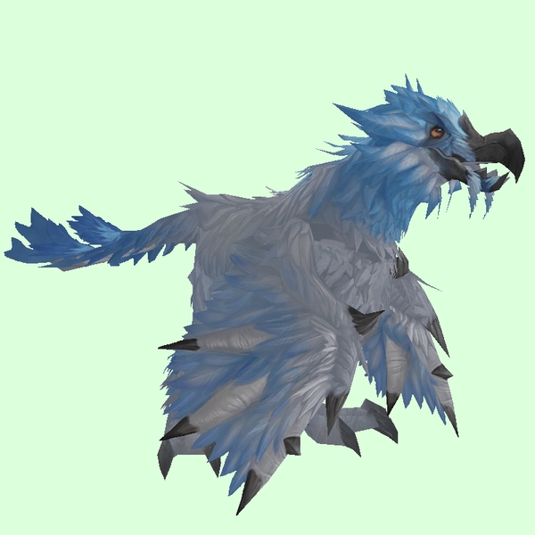 Silver-Blue Flightless Teroclaw