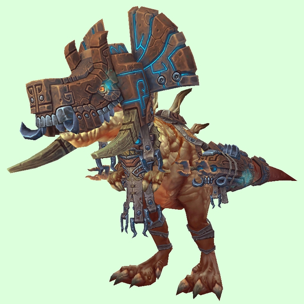 Light Brown Devilsaur w/ Brown & Pewter Armour