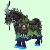 Green Skeletal Warhorse