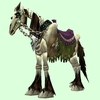 Saddled Brown Skeletal Horse